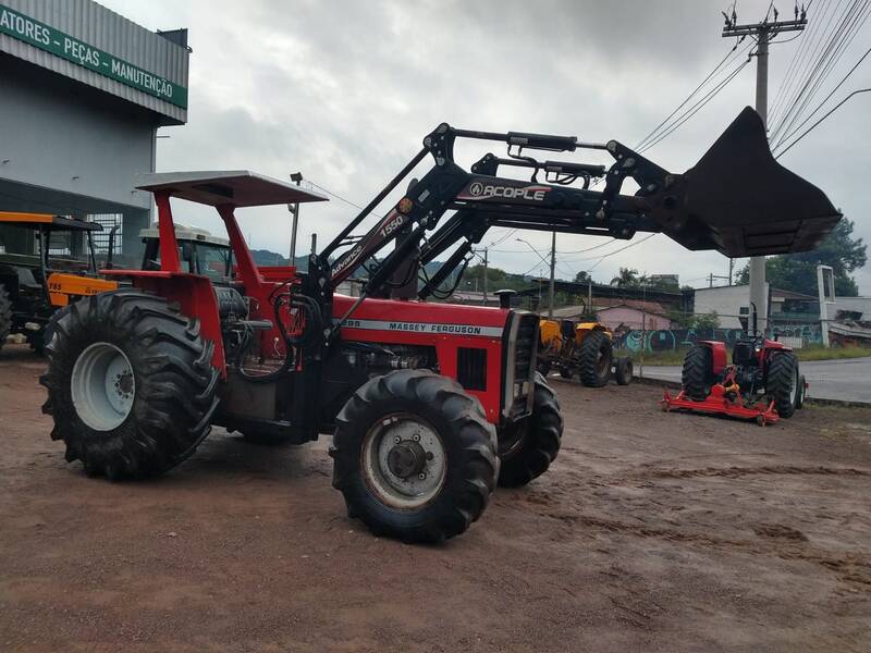 TRATOR MASSEY FERGUSON 295 - 4X4 - COM CONCHA DIANTEIRA (DIE-2588) - VENDIDO